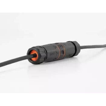 DeLOCK Cable connector LSA to LSA Cat.6A IP68 waterproof black