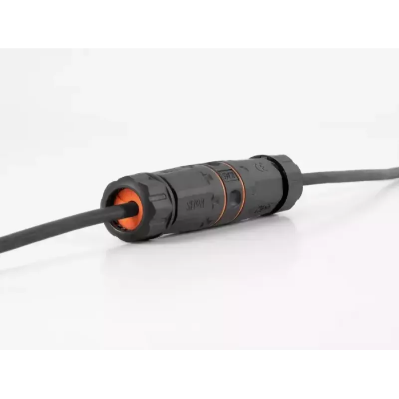 DeLOCK Cable connector LSA to LSA Cat.6A IP68 waterproof black