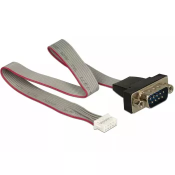 Serial Cable DeLOCK 89632 Black Grey Red 0.3m DB-9
