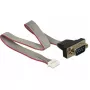 Serial Cable DeLOCK 89632 Black Grey Red 0.3m DB-9