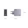 Ugreen Nexode Pro 160W GaN Charger with USB-C Cable Universal Black, Grey AC Fast charging Indoor