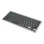 Manhattan Ultra Slim Dual-Mode Wireless Keyboard, German Quertz layout, Bluetooth (v3.0) and Wireless (2.4GHz), 78 low profile scissor keys, Auto Power Management, Range 10m, USB-A Micro Receiver, AAA Battery (included), Windows and Mac, Three Year Warranty