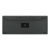 Manhattan Ultra Slim Dual-Mode Wireless Keyboard, German Quertz layout, Bluetooth (v3.0) and Wireless (2.4GHz), 78 low profile scissor keys, Auto Power Management, Range 10m, USB-A Micro Receiver, AAA Battery (included), Windows and Mac, Three Year Warranty