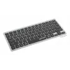 Manhattan Ultra Slim Dual-Mode Wireless Keyboard, German Quertz layout, Bluetooth (v3.0) and Wireless (2.4GHz), 78 low profile scissor keys, Auto Power Management, Range 10m, USB-A Micro Receiver, AAA Battery (included), Windows and Mac, Three Year Warranty