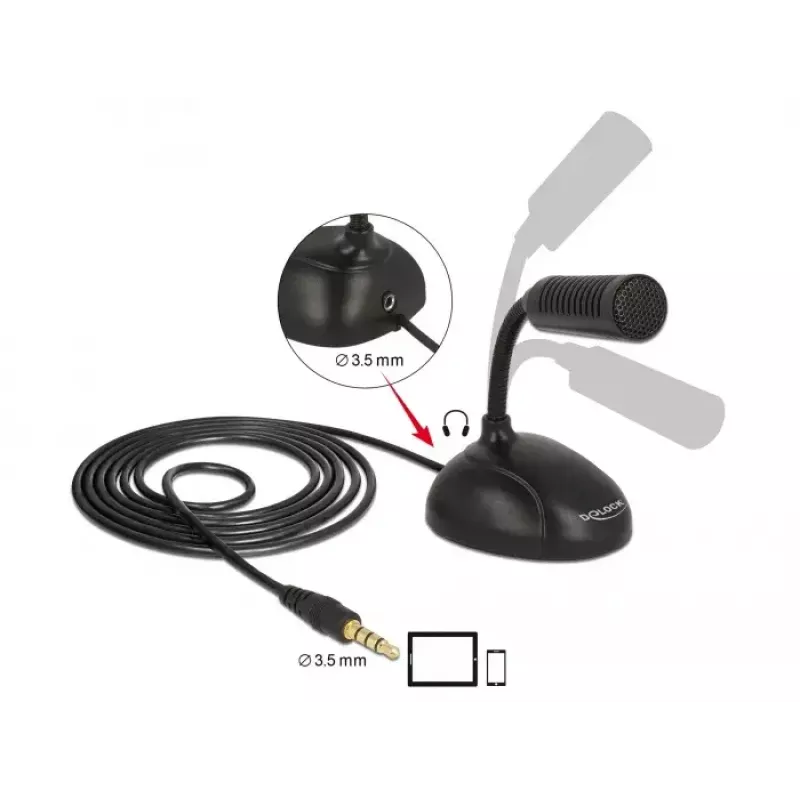 Mobile phone microphone DeLOCK 65872