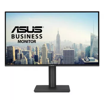 27 inch ASUS BE27AQ IPS LCD monitor, 2560 x 1440 WQHD, 5 ms, USB 3.2 hub, height adjustable, VESA, built-in speakers, black