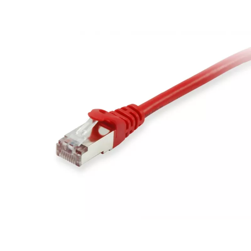 Equip Cat.6 S/FTP Patch Cable, 10m, Red, 10 m, Cat6, S/FTP (S-STP), RJ-45, RJ-45, Red