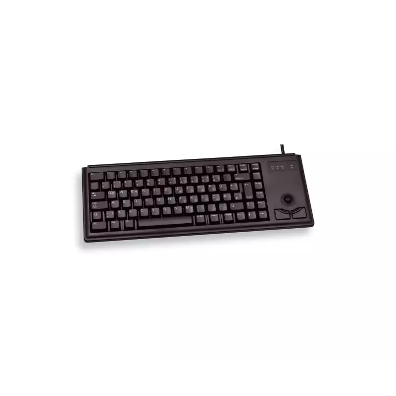 Cherry G84-4420 Compact Keyboard with Trackball, USB, US Layout, Black