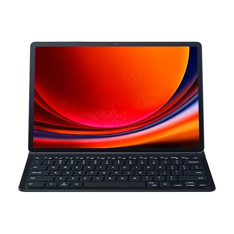 Tablet keyboard Samsung EF-DX810BBGGDE for Galaxy Tab S9+ — QWERTZ German layout, Pogo Pin docking, Black