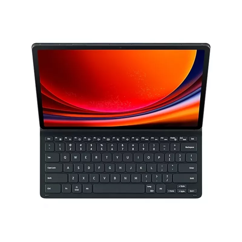 Tablet keyboard Samsung EF-DX810BBGGDE for Galaxy Tab S9+ — QWERTZ German layout, Pogo Pin docking, Black