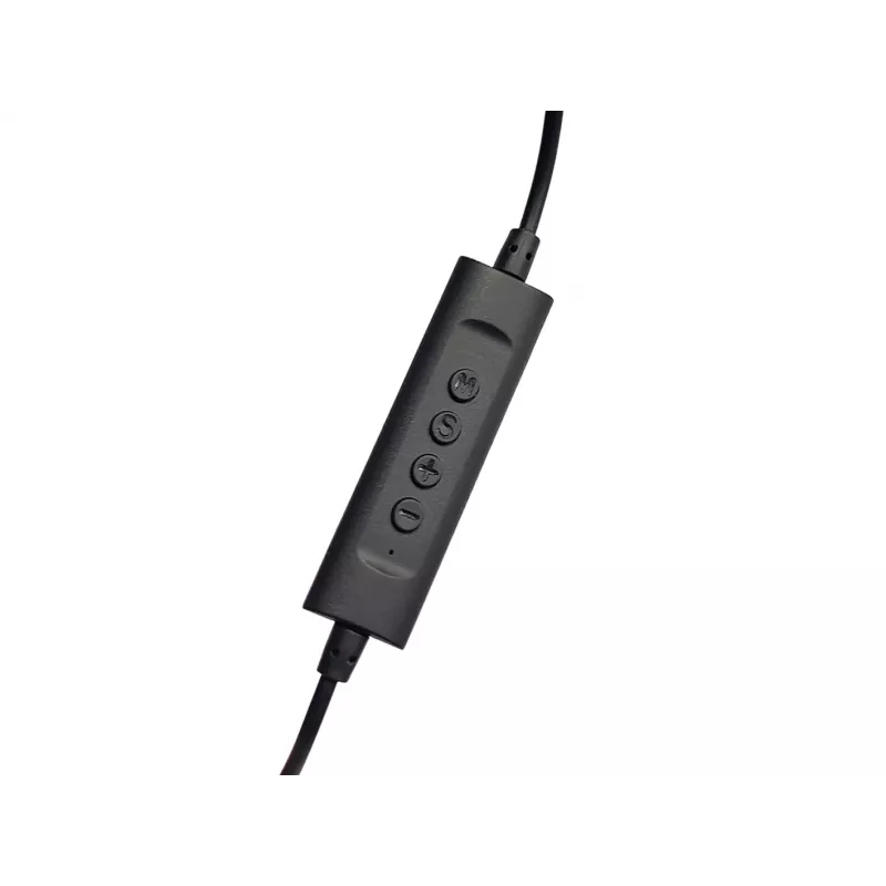 Headset CONCEPTRONIC POLONA05BC — Stereo USB-C, Noise‑Cancelling Mic, Circumaural, 2 m cable, 20–22000 Hz, Black