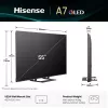 Hisense A7Q 55A7Q 139.7 cm (55 inch) 4K Ultra HD Smart TV Wi-Fi Black