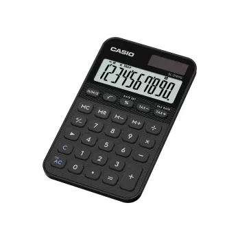 Calculator CASIO SL-310YC pocket basic, 10-digit, battery and solar, tax & profit functions, black