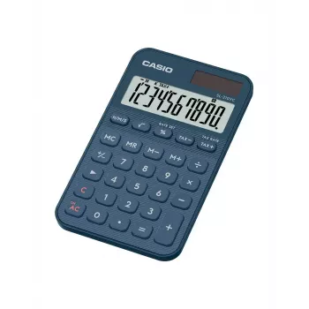 Calculator Casio SL-310YC pocket basic 10-digit battery/solar navy