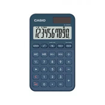 Calculator Casio SL-310YC pocket basic 10-digit battery/solar navy