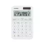 Desktop Basic calculator CASIO MS-20YC — 12-digit, battery/solar, tax & profit functions, white