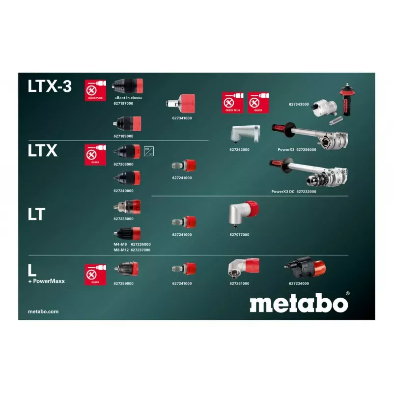 Pistol Grip Drill Metabo BS 18 LTX-3 BL Q I Metal 4000 RPM 3 kg