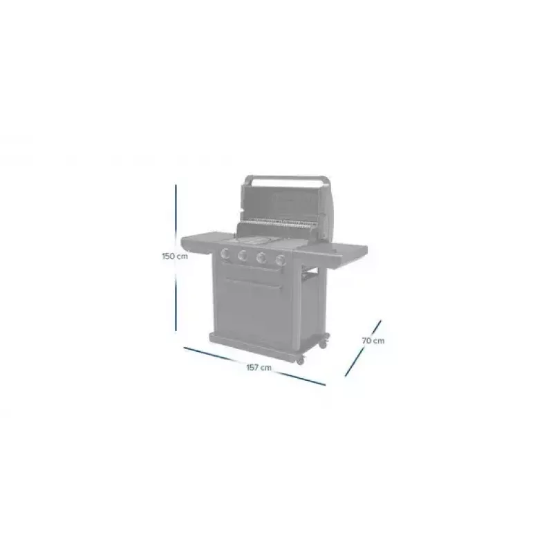 Grill Campingaz 4 Series Classic 4 Series Onyx S 37386 Gas Black 15.9 W