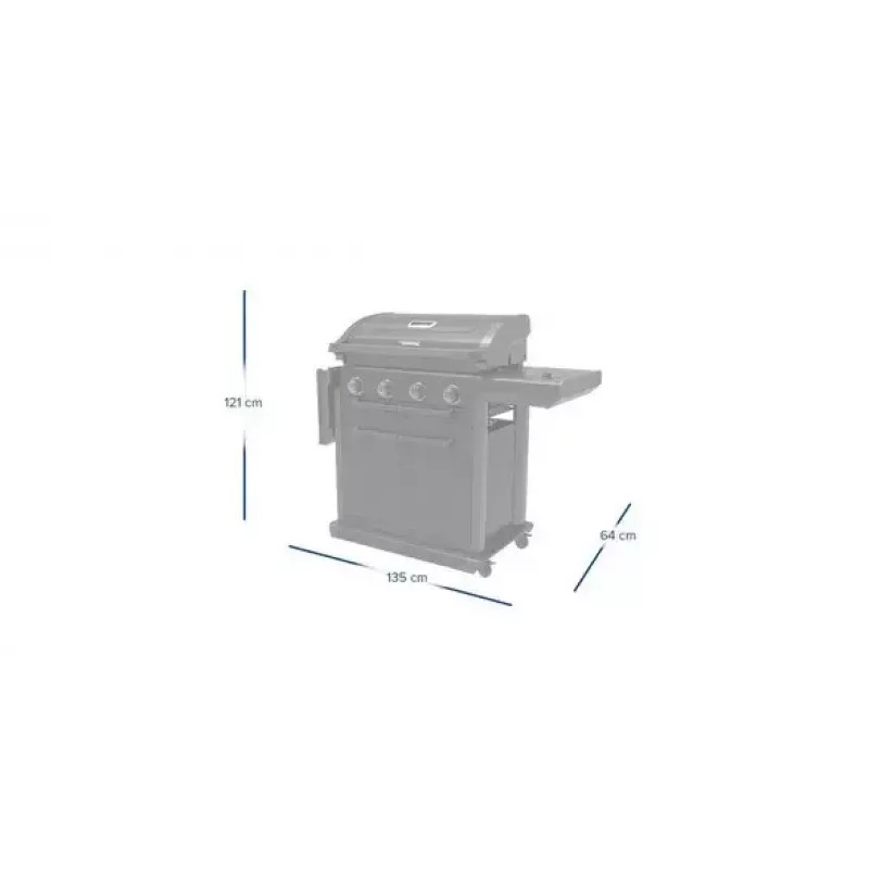 Grill Campingaz 4 Series Classic 4 Series Onyx S 37386 Gas Black 15.9 W