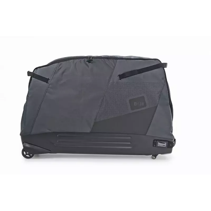 Bicycle transport bag b&w international Bike.bag 2.0 — transport case, ABS & polyester, 1360×297×854 mm, black/grey