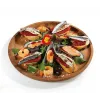 Serving dish Zassenhaus Snackteller Wood Round 30 cm