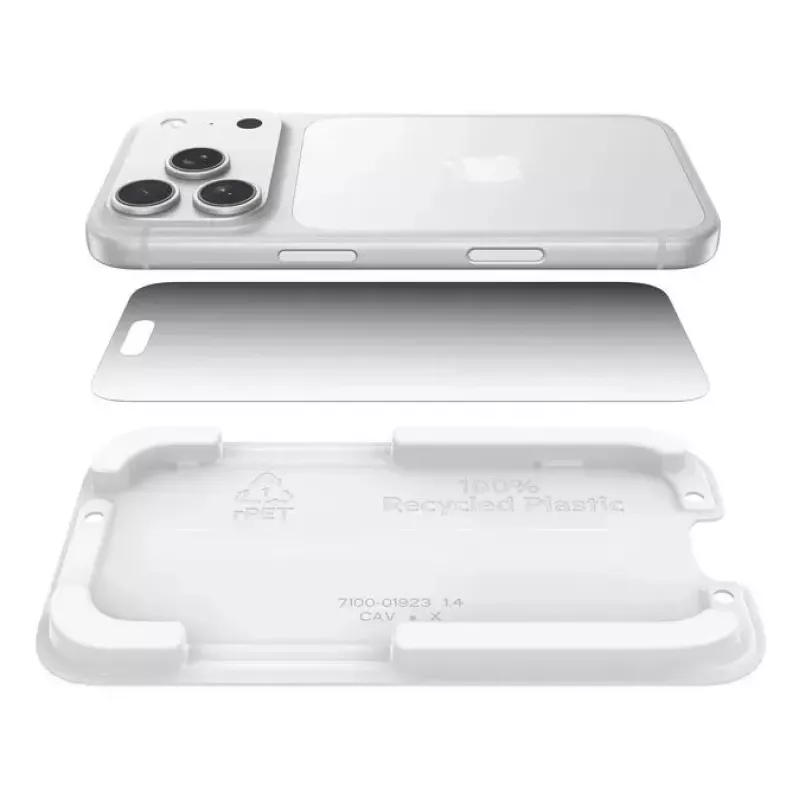 Screen Protector Belkin ScreenForce InvisiGlass Privacy iPhone 17 Pro Anti-bacterial Drop proof