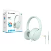 CONCEPTRONIC kids wired headset PARRIS04GT — 3.5mm, circumaural, 20–20000 Hz, 1.6 m cable, light green