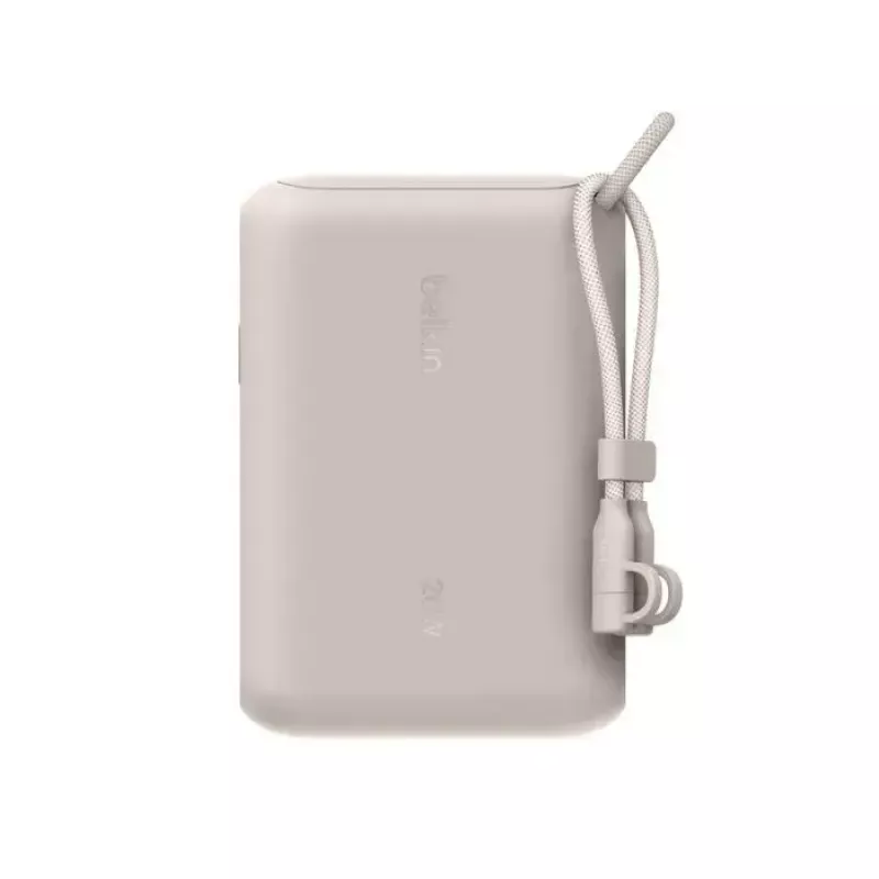 Portable power bank Belkin BPB027hqSD 10000 mAh, Sand, 2 × USB‑C ports
