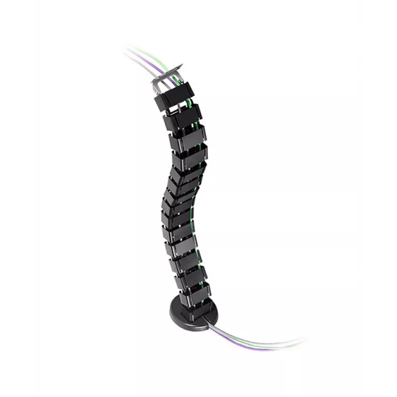 ICY BOX IB-MSA104-CM Floor Cable holder Black 1 pc(s)