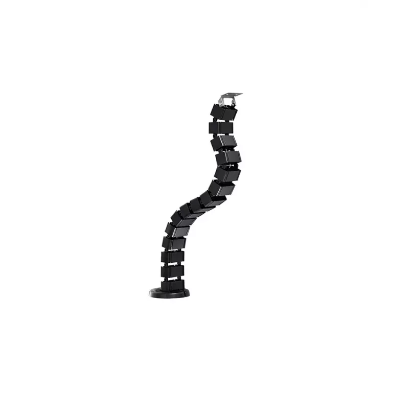 ICY BOX IB-MSA104-CM Floor Cable holder Black 1 pc(s)
