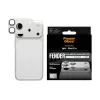 Camera protector PanzerGlass Fender for iPhone 17 Pro — silver, silicone, scratch- and shock-resistant