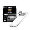Camera protector PanzerGlass Fender for iPhone 17 Pro — silver, silicone, scratch- and shock-resistant