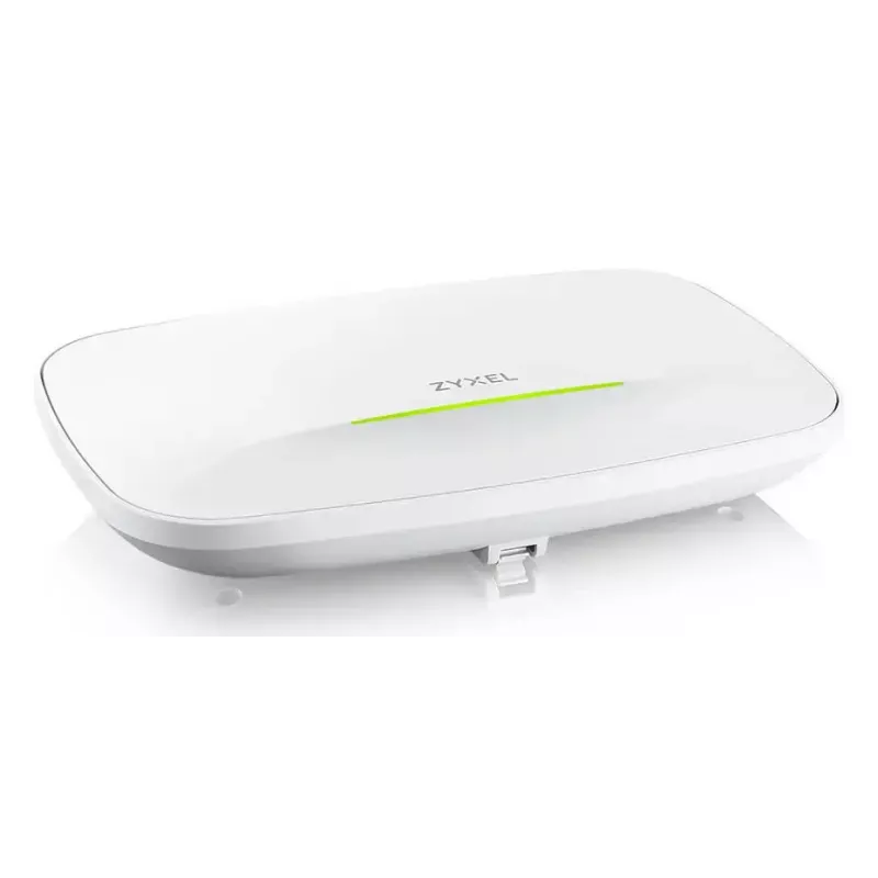 Wireless access point Zyxel NWA240BE — dual/tri‑band 2.4/5/6 GHz, PoE, 1x RJ‑45, white
