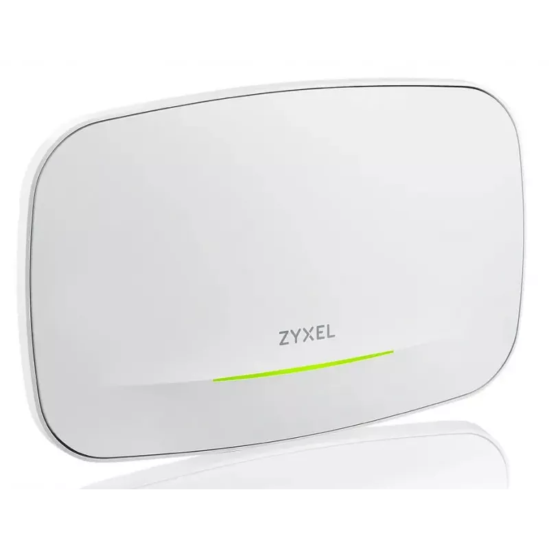 Wireless access point Zyxel NWA240BE — dual/tri‑band 2.4/5/6 GHz, PoE, 1x RJ‑45, white