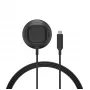 Charger Belkin UltraCharge WIA013HQBK — Wireless USB fast charger for smartwatch and smartphone, indoor, 2 m cable, black