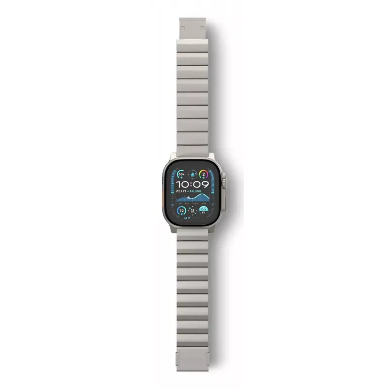 Watch band Decoded Traction Band Titanium — compatible with smartwatches, wrist 130–225 mm, 1 pc
