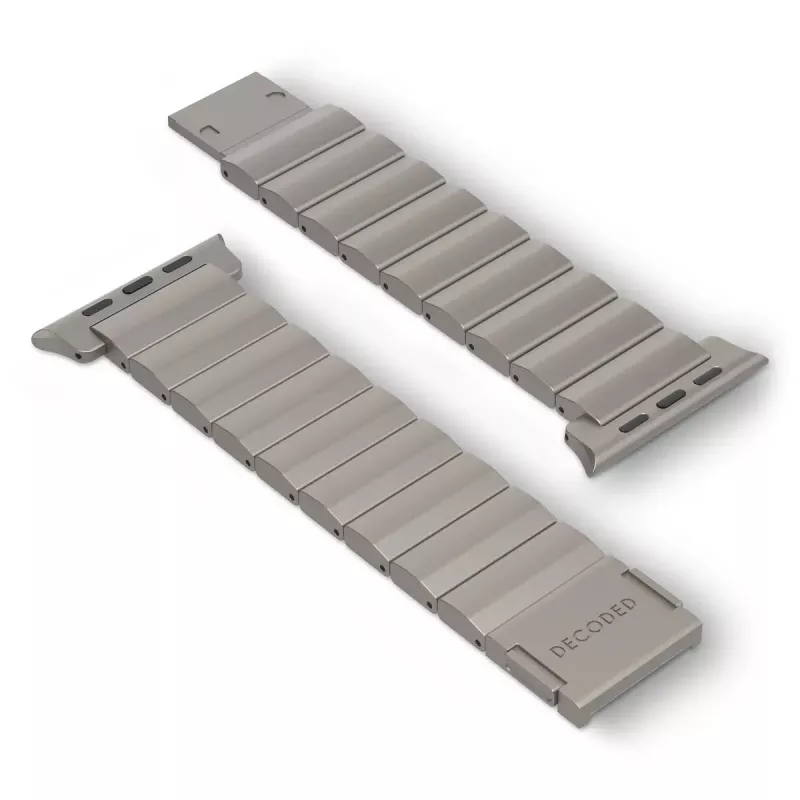 Watch band Decoded Traction Band Titanium — compatible with smartwatches, wrist 130–225 mm, 1 pc