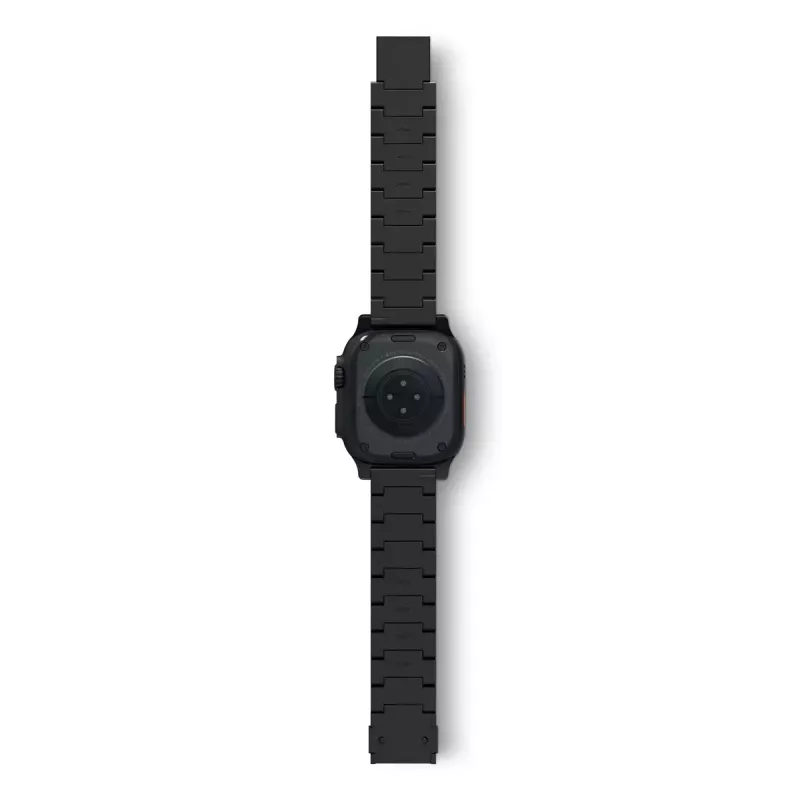 Band for smartwatch Decoded Traction Band Black Titanium — wrist size 130–225 mm, 1 pc