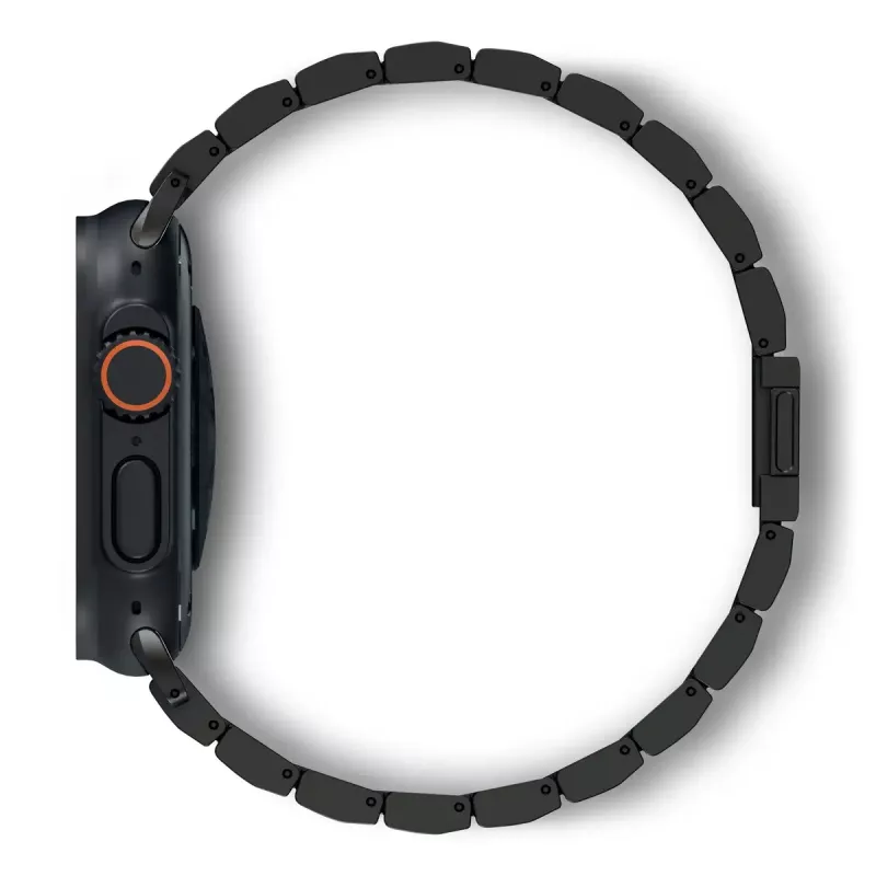 Band for smartwatch Decoded Traction Band Black Titanium — wrist size 130–225 mm, 1 pc