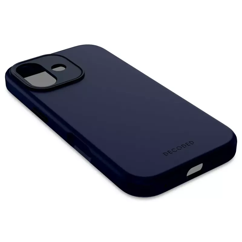 Mobile phone cover Decoded D25IPO17BCS9TY for iPhone 17 — cover, fits up to 16 cm (6.3 inch), navy, microfibre and PU