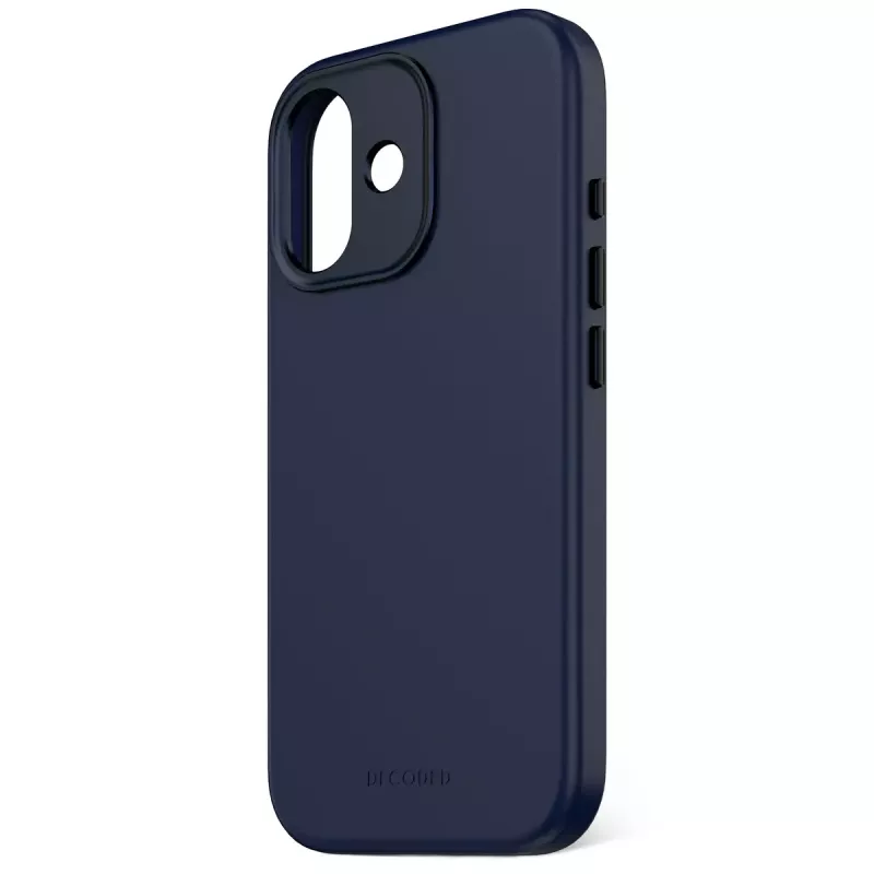 Mobile phone cover Decoded D25IPO17BCS9TY for iPhone 17 — cover, fits up to 16 cm (6.3 inch), navy, microfibre and PU