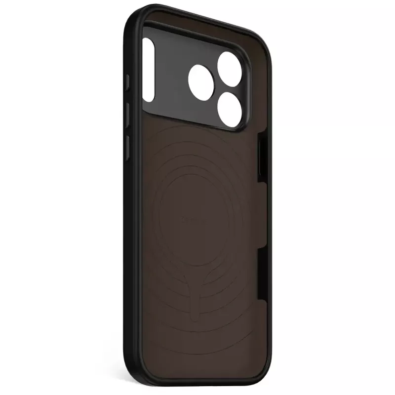 Decoded silicone backcover for Apple iPhone 17 Pro Max — compatible with 6.9 inch (17.5 cm), black, microfibre/PU