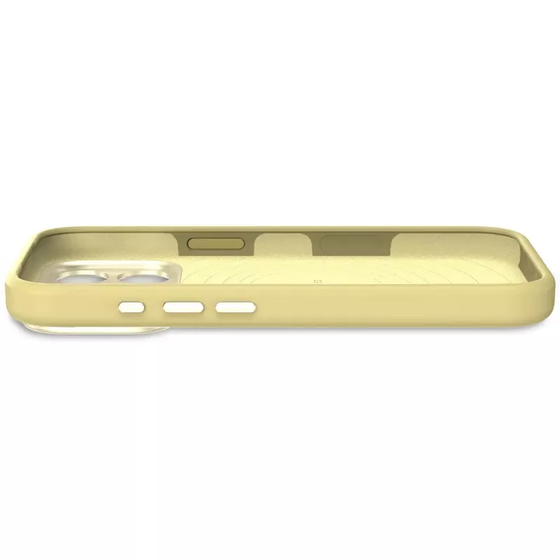 Decoded silicone backcover for Apple iPhone 17 Pro Max, compatible with 6.9 inch (17.5 cm) screens, yellow