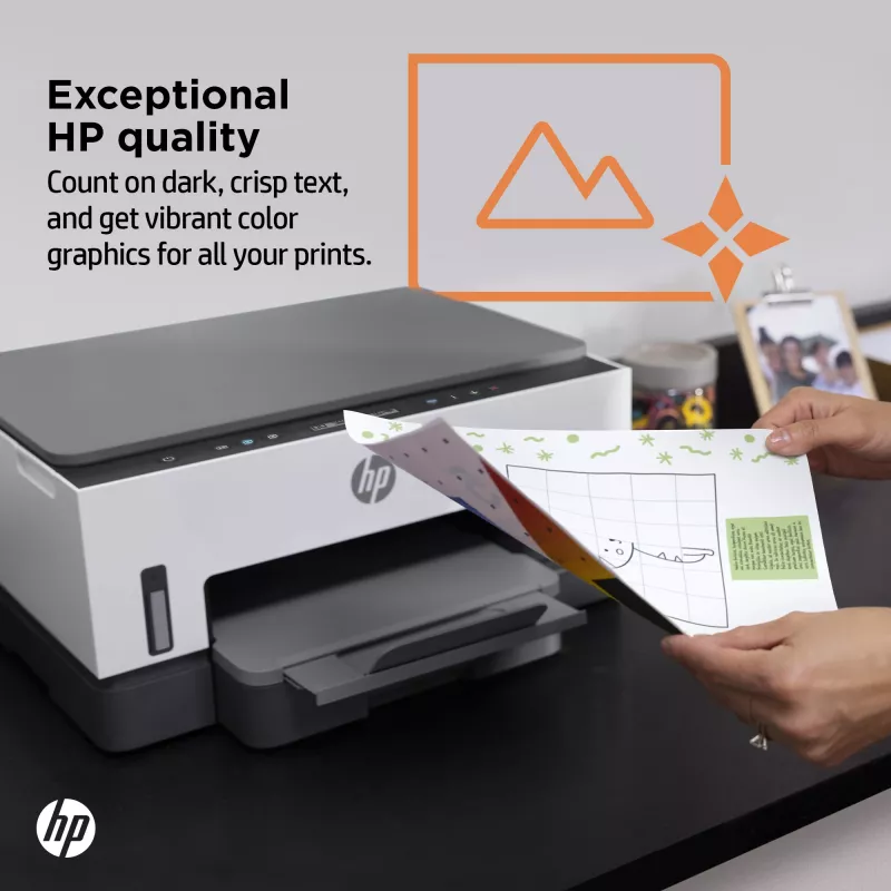 HP Smart Tank Tank Printer, Thermal inkjet, Colour printing, 4800 x 1200 DPI, A4, Direct printing, Grey