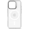 Phone cover Decoded Clear Case for iPhone 16 Pro, polycarbonate, transparent white, fits 6.3 inch (16 cm)
