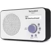 Portable Digital Radio TECHNISAT 0000/3906 — DAB/DAB+/FM, 1 W RMS, LCD, 3.5 mm, White/Black, 0.338 kg