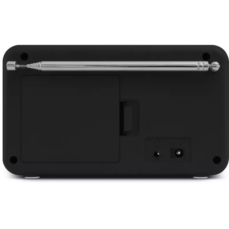 Portable Digital Radio TECHNISAT 0000/3906 — DAB/DAB+/FM, 1 W RMS, LCD, 3.5 mm, White/Black, 0.338 kg