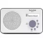Portable Digital Radio TECHNISAT 0000/3906 — DAB/DAB+/FM, 1 W RMS, LCD, 3.5 mm, White/Black, 0.338 kg