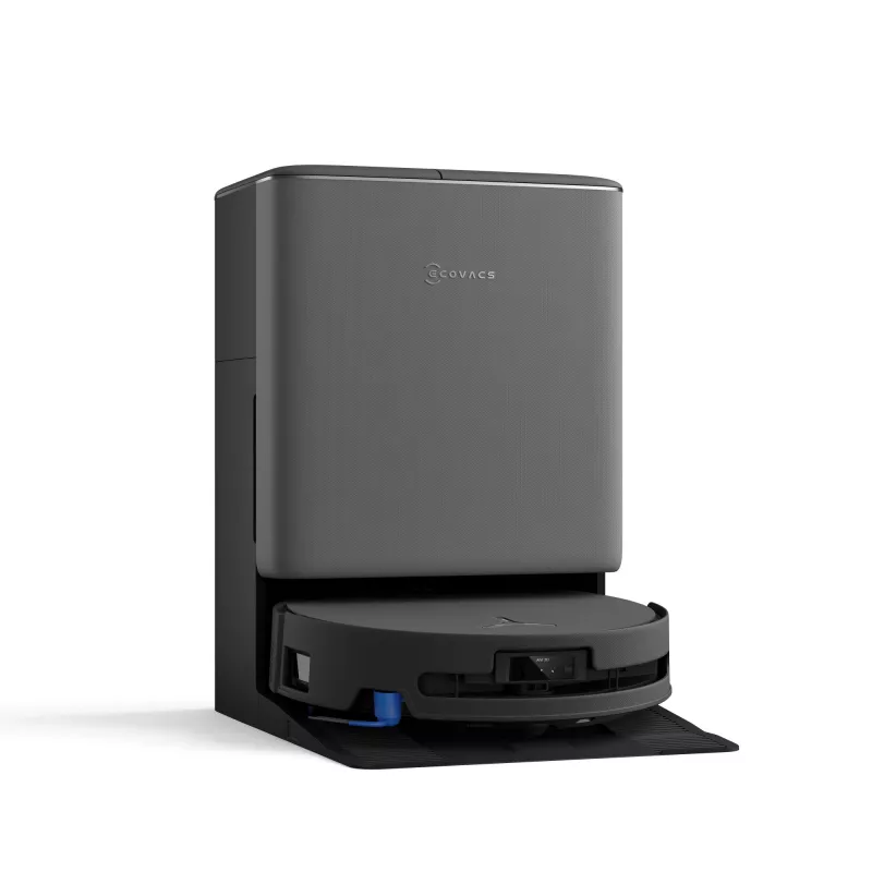 Robot vacuum Ecovacs DEEBOT T90 PRO OMNI — bagless 0.25 L dust bin, 350 min runtime, Li‑Ion 4000 mAh, black