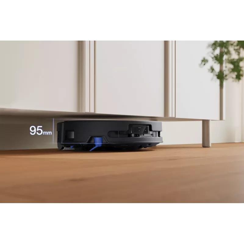 Robot vacuum Ecovacs DEEBOT T90 PRO OMNI — bagless 0.25 L dust bin, 350 min runtime, Li‑Ion 4000 mAh, black